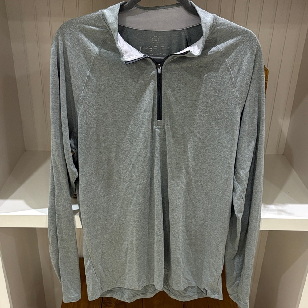Free Fly Men's Quarter-Zip Pullover, Bamboo Flex